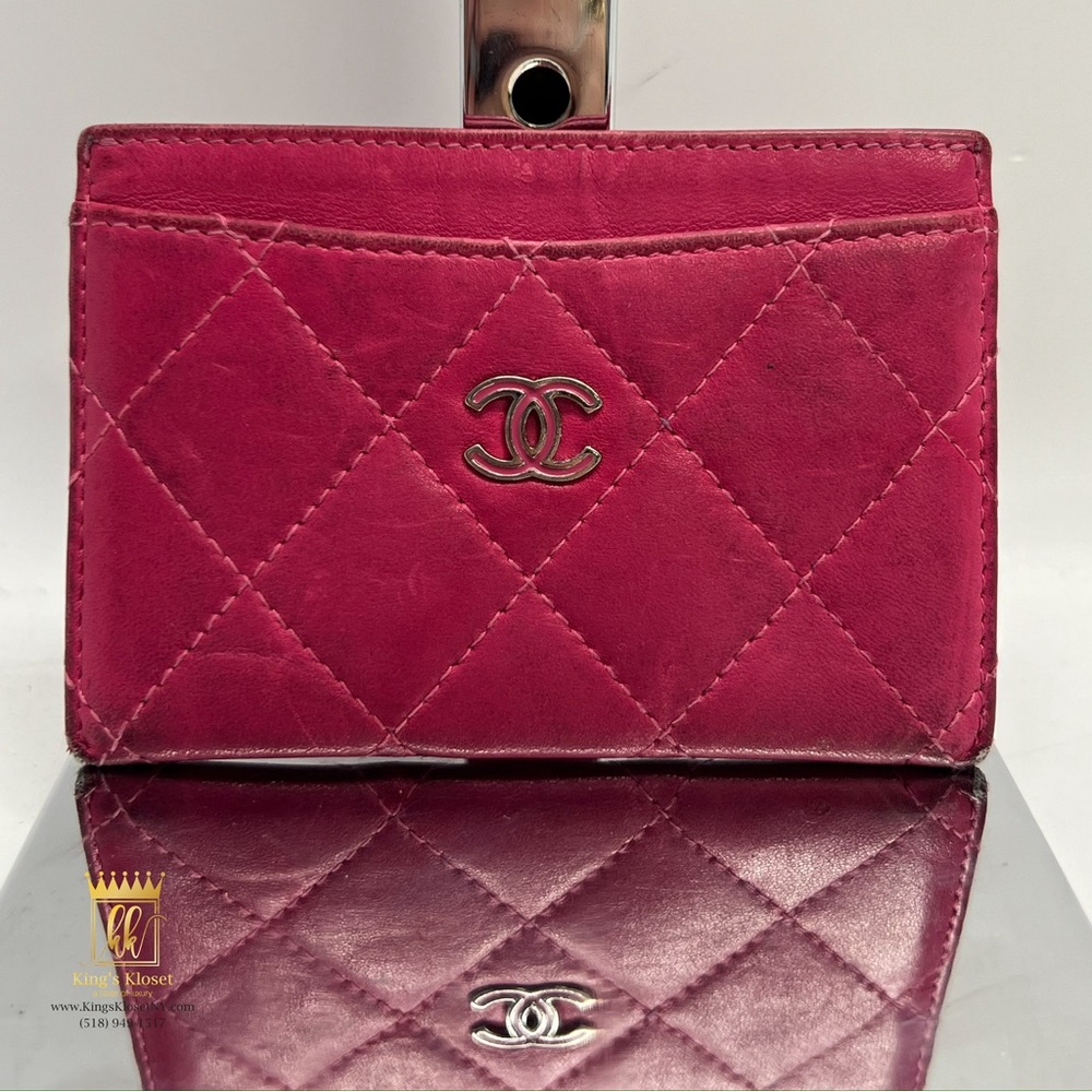 Chanel card case